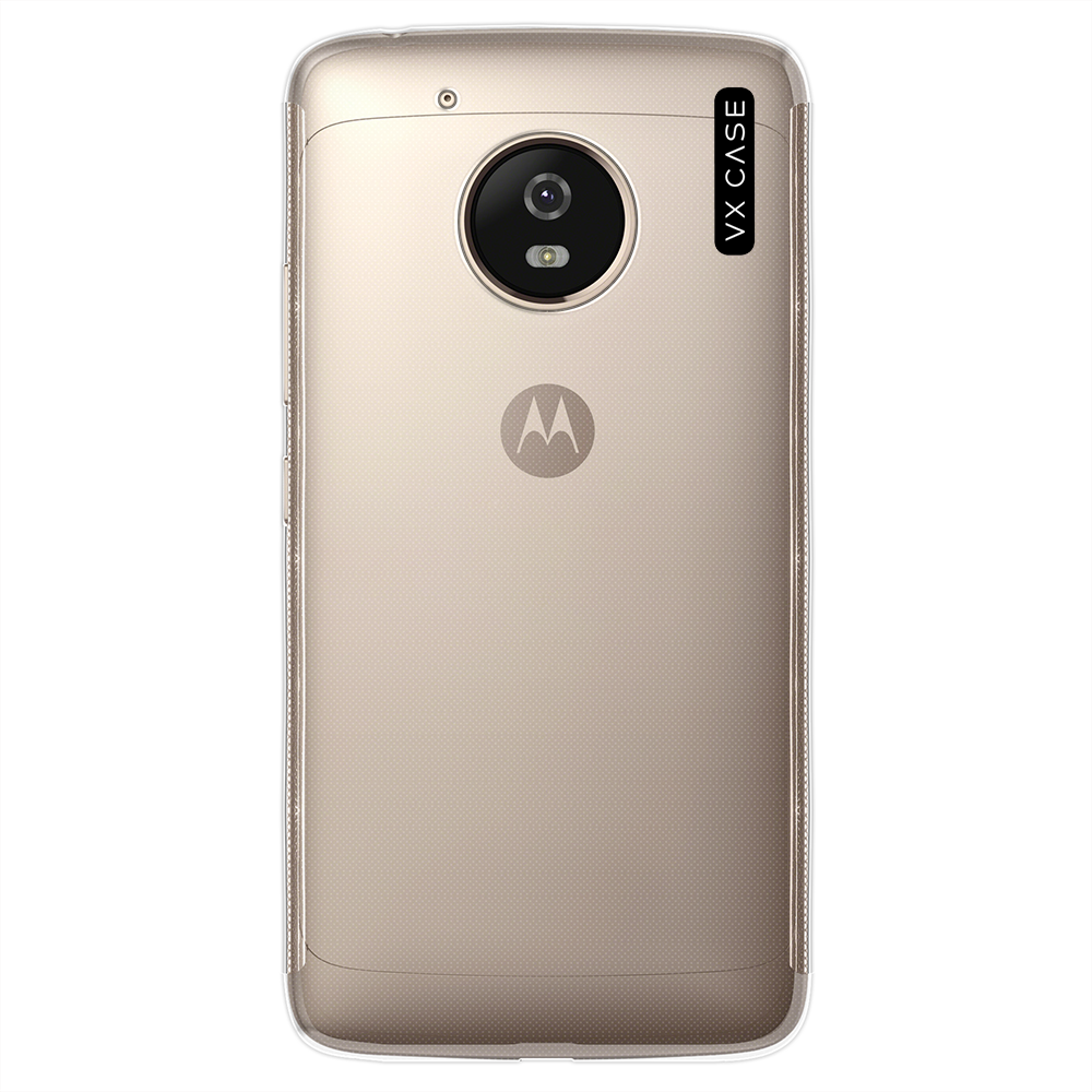 Capa para Moto G5 de Silicone TPU Transparente