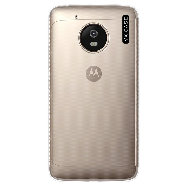 Capa para Moto G5 de Silicone TPU Transparente