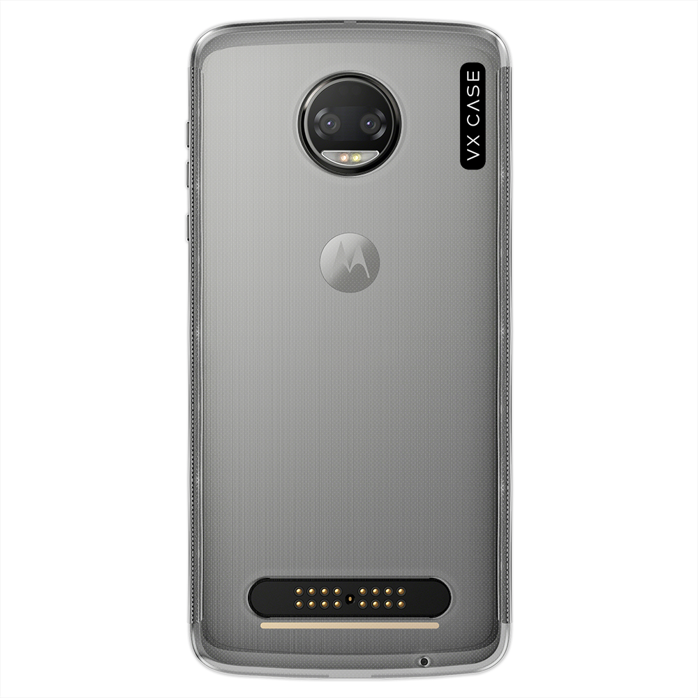 Capa para Moto Z2 Force de Silicone TPU Transparente