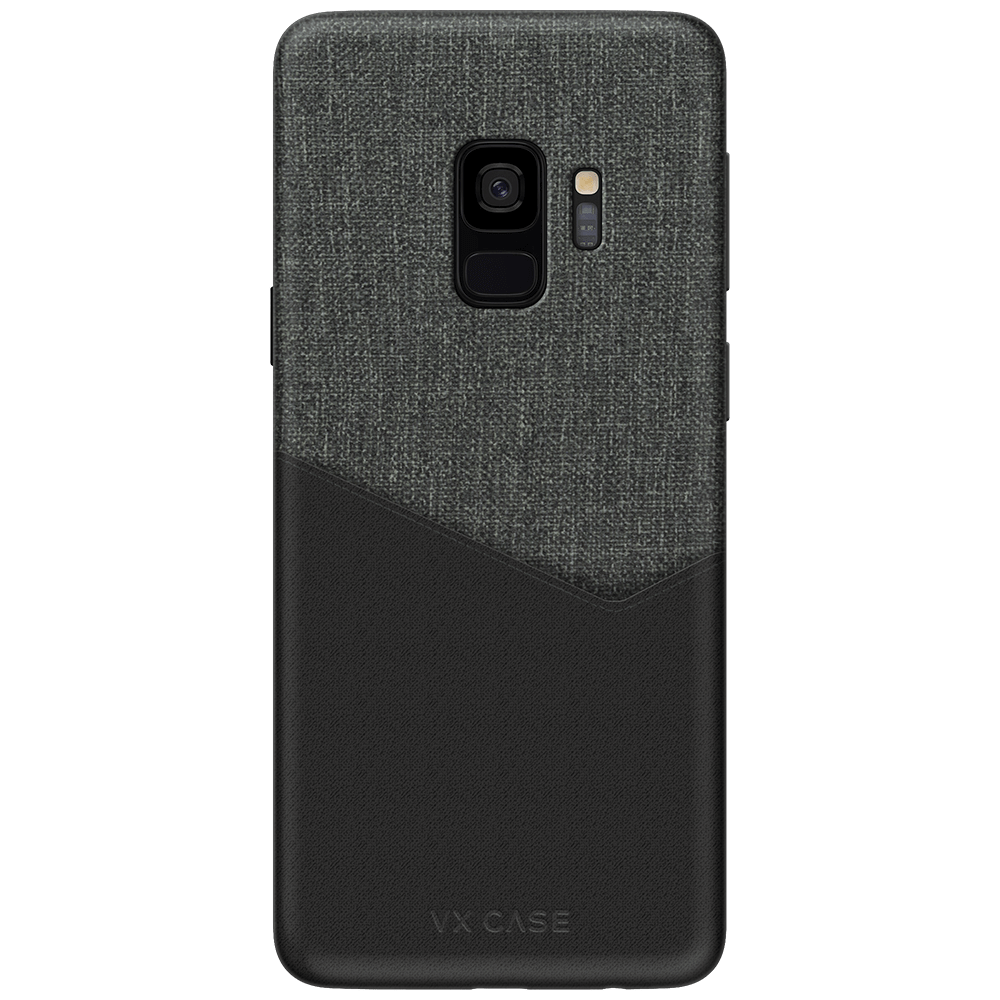 Capa Tailor Wallet para Galaxy S9 - Couro Cinza