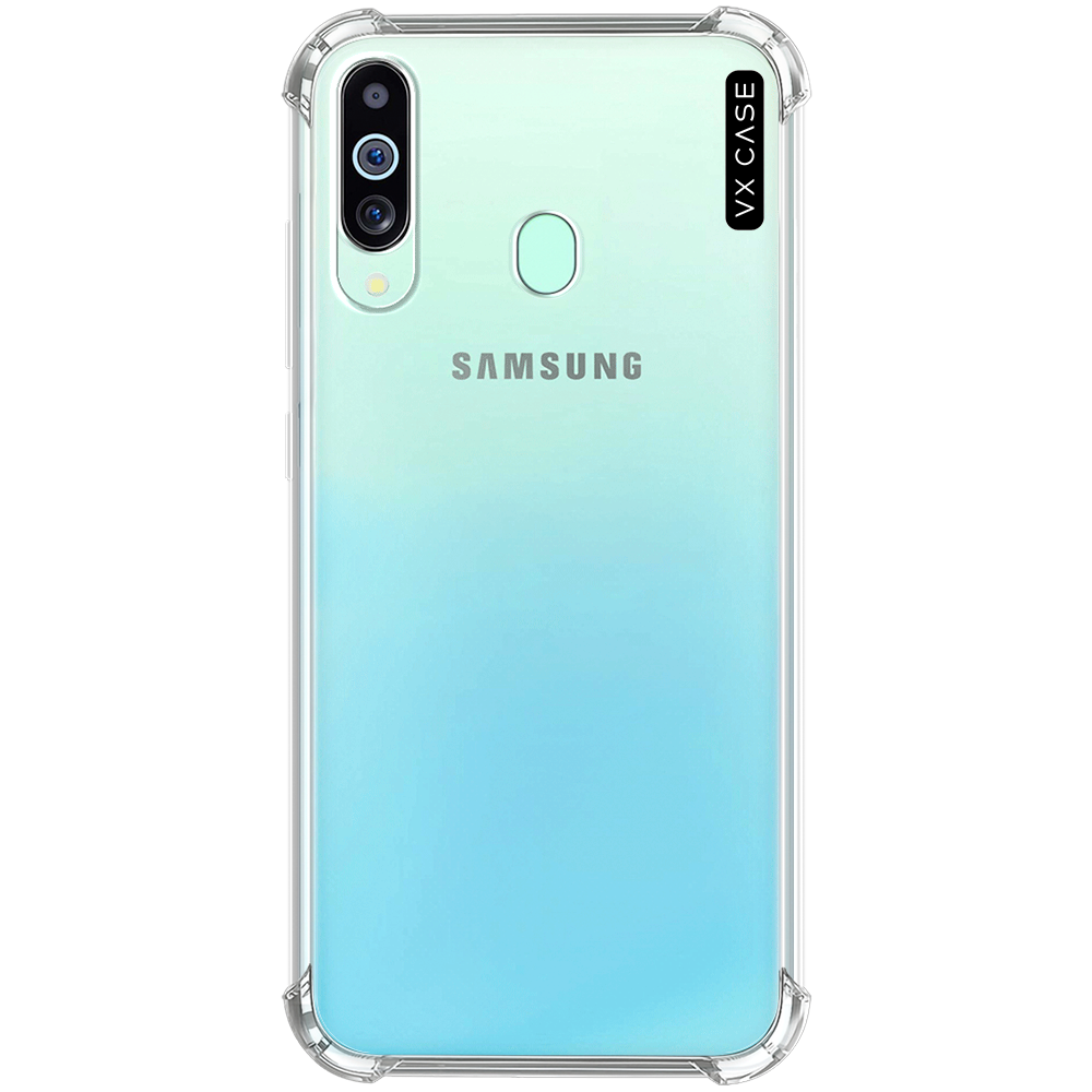 Capa para Galaxy M40 de Silicone TPU Transparente