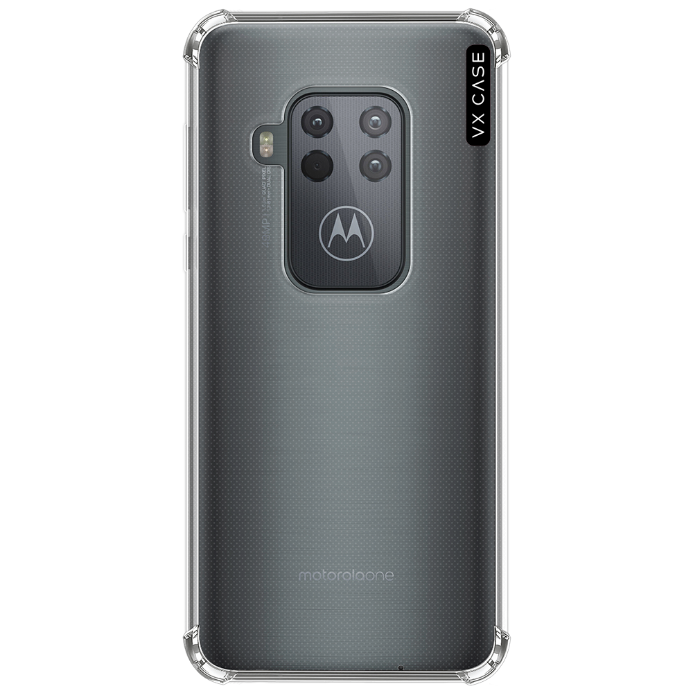 Capa para Moto One Zoom de Silicone TPU Transparente
