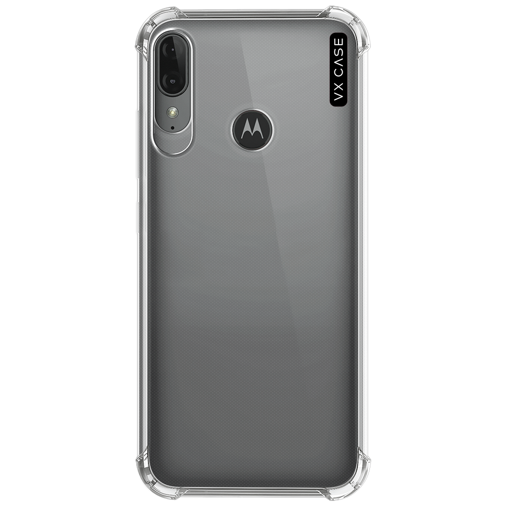 Capa para Moto E6 Plus de Silicone TPU Transparente