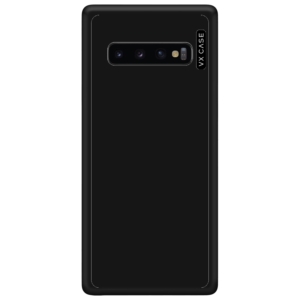 Capa para Galaxy S10 de Polímero Preta Fosca