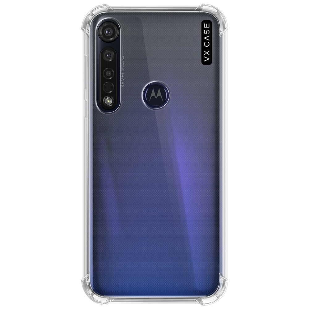 Capa para Moto G8 Plus de Silicone TPU Transparente