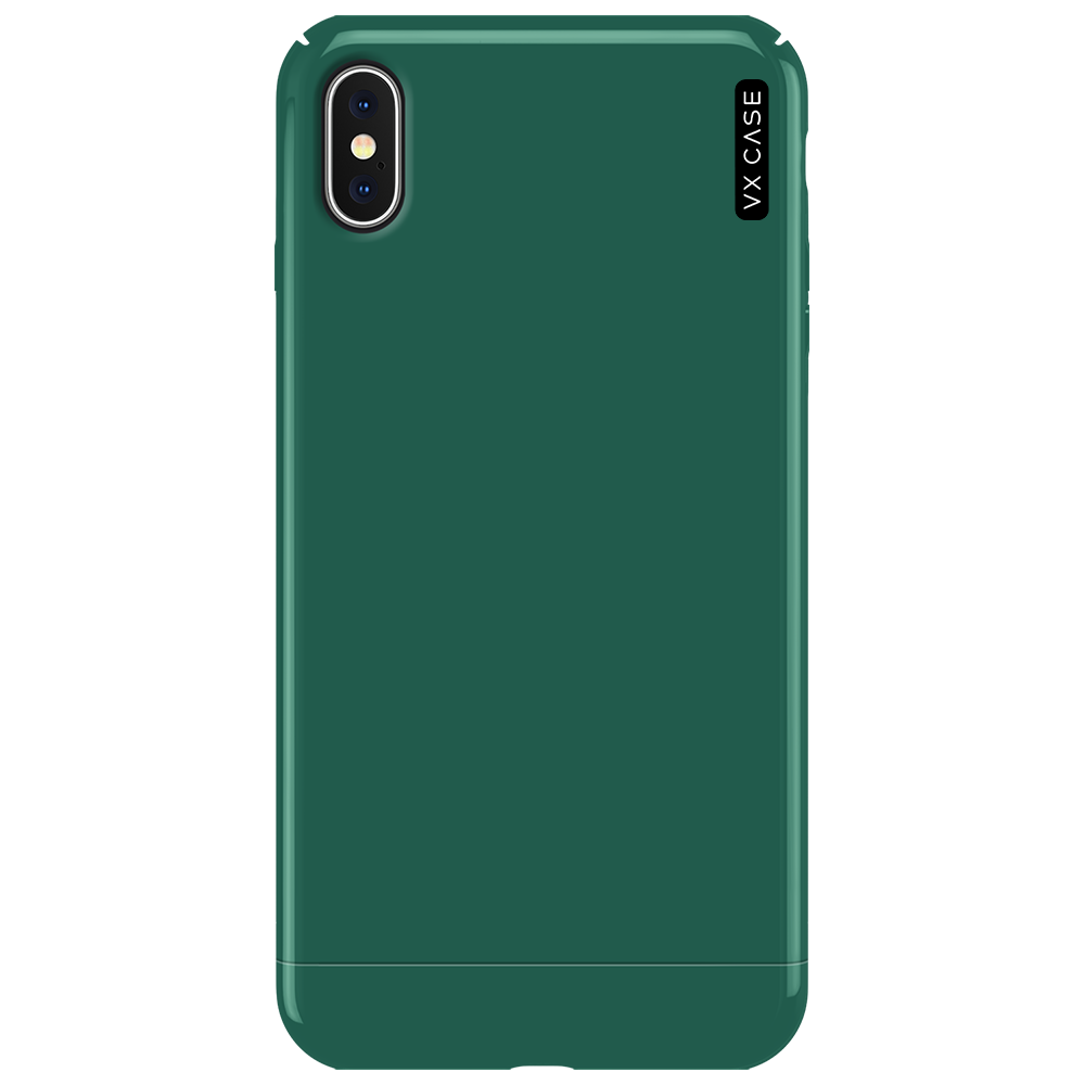Capa para iPhone XS Max de Polímero Verde Meia-noite