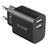Adaptador de Parede com 2 portas USB VX Case - VX Case