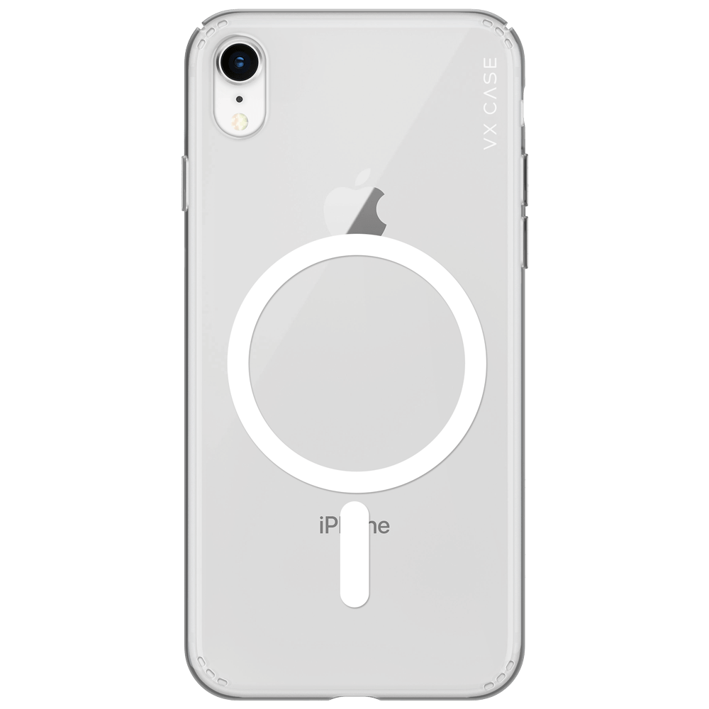 Capa Magsafe para iPhone XR Transparente - Silicone Rígida