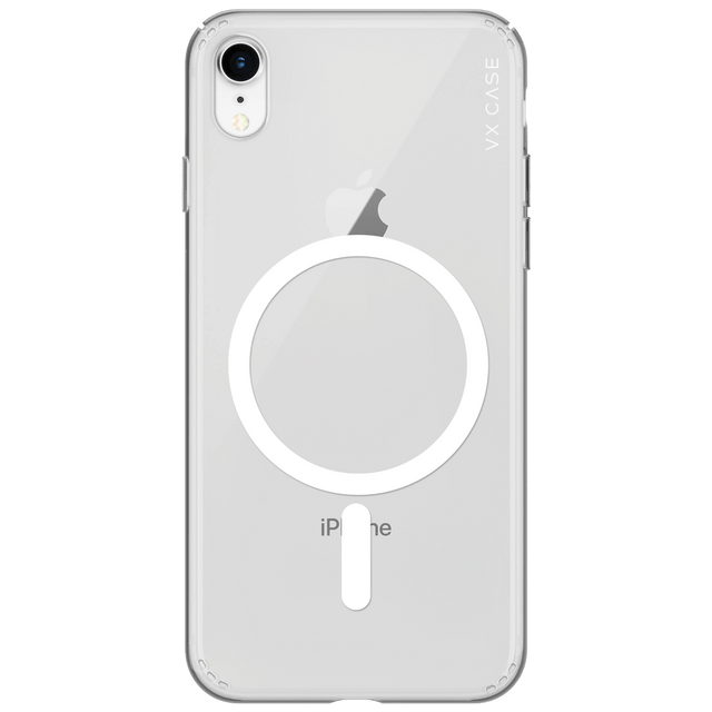 Capa Magsafe para iPhone XR Transparente - Silicone Rígida
