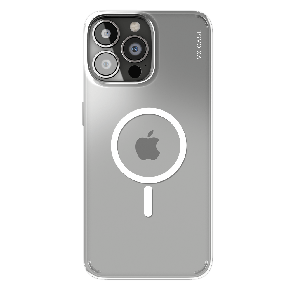 Capa Magsafe para iPhone 13 Pro Max - Silicone Rígida Transparente - VX Case