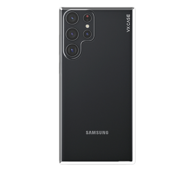 Capa para Galaxy S22 Ultra de Silicone Rígida Transparente