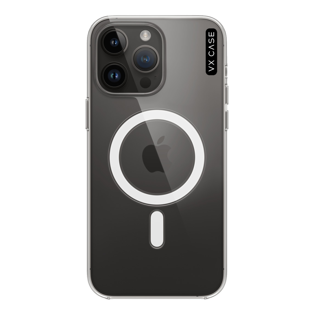 Capa Magsafe para iPhone 14 Pro Max Transparente - Silicone Rígida