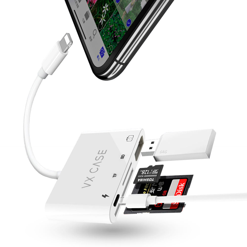 Adaptador Lightning 4 em 1 VX Case - VX Case