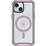 Capa Magsafe para iPhone 15 Transparente com Borda Rosa - Shield Cover II Capa Magsafe para iPhone 15 Transparente com Borda Rosa - Shield Cover II
