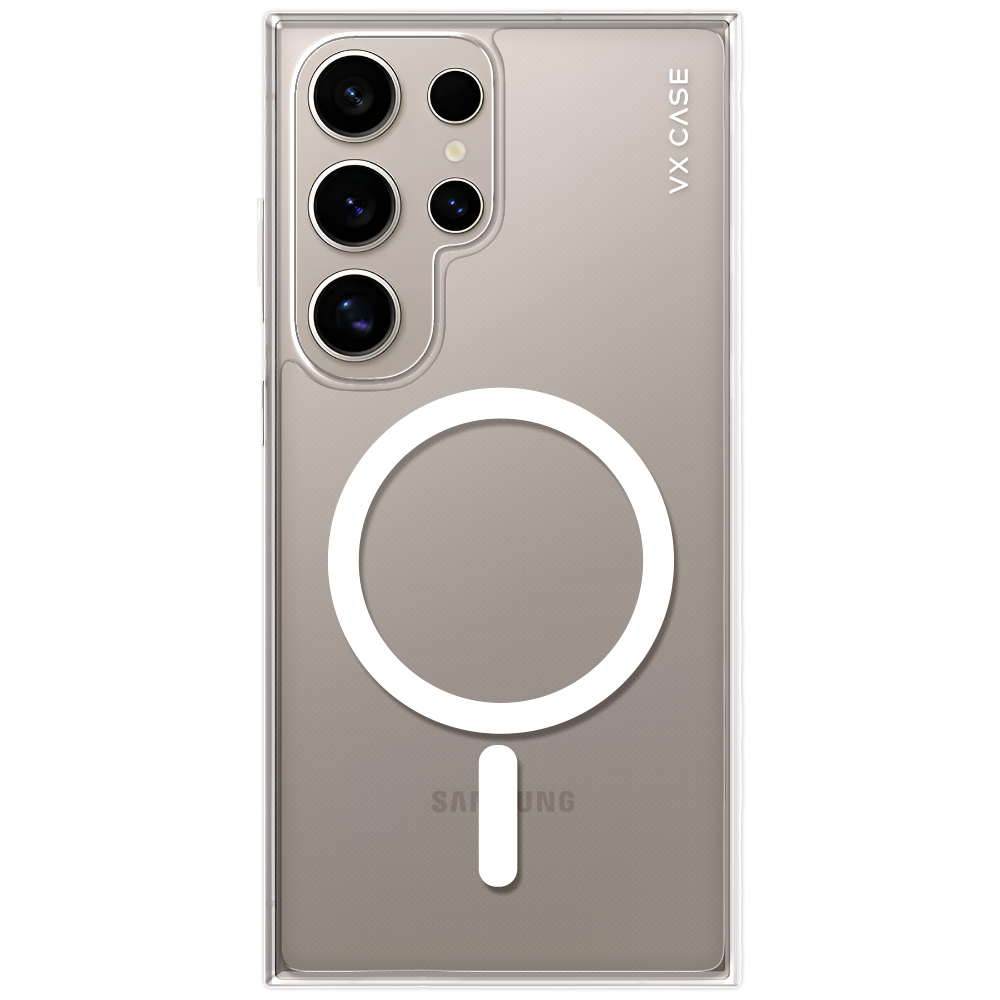 Capa Magsafe para Galaxy S24 Ultra - Silicone Rígida