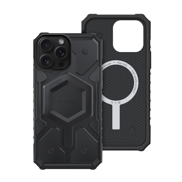 Capa Magsafe para iPhone 15 Pro Max Preta - Defender