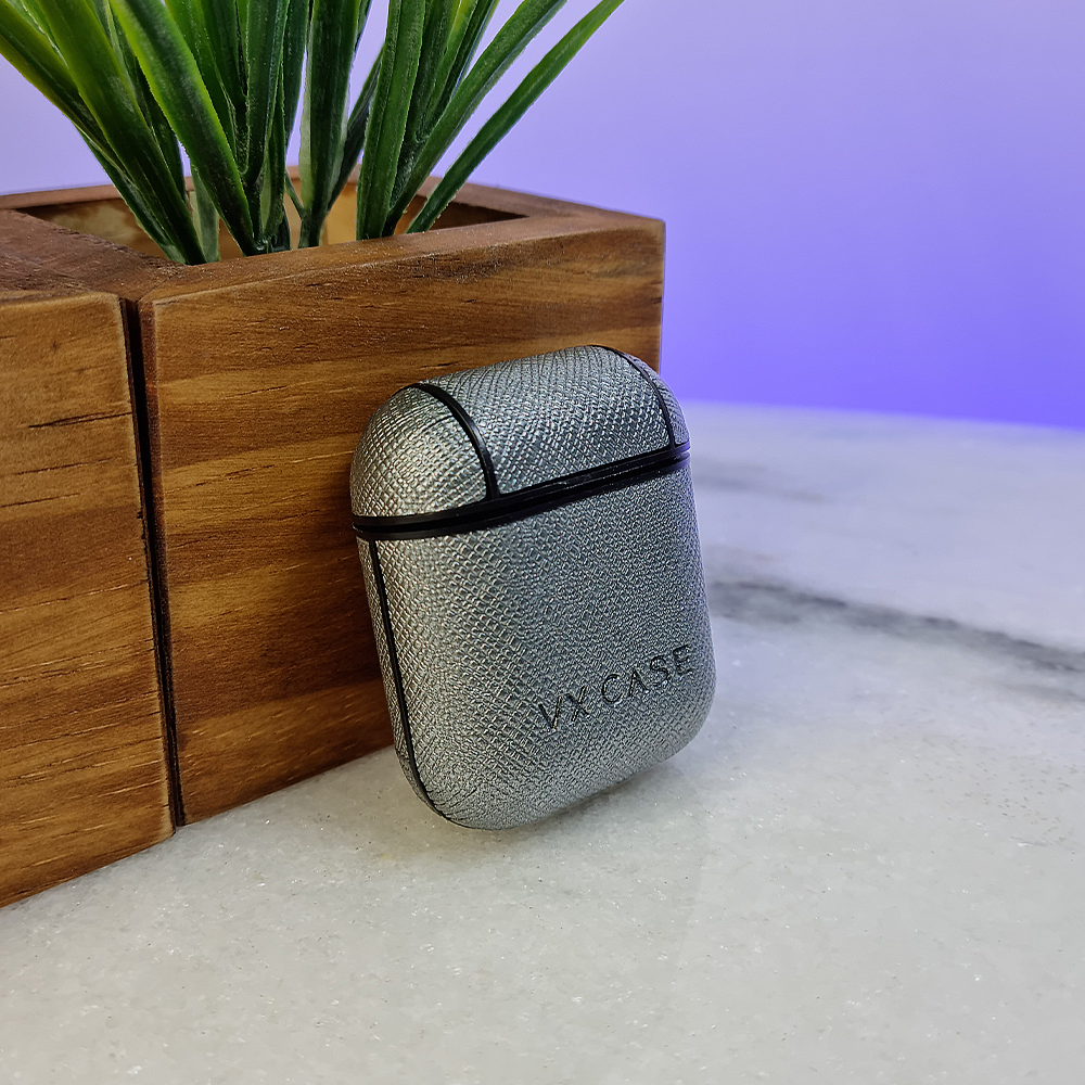 Estojo para AirPods AirCase VX Case Cinza Chumbo