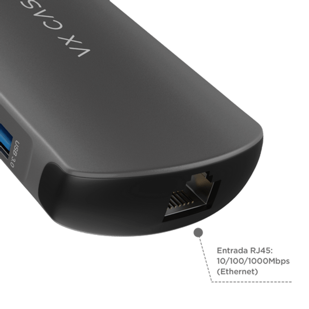 Hub Usb 3.0 e Usb C com 8 portas - VX Case