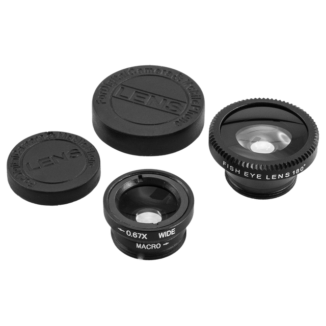 Kit de Lentes 3 em 1 para Câmera de Celular VX Case - VX Case