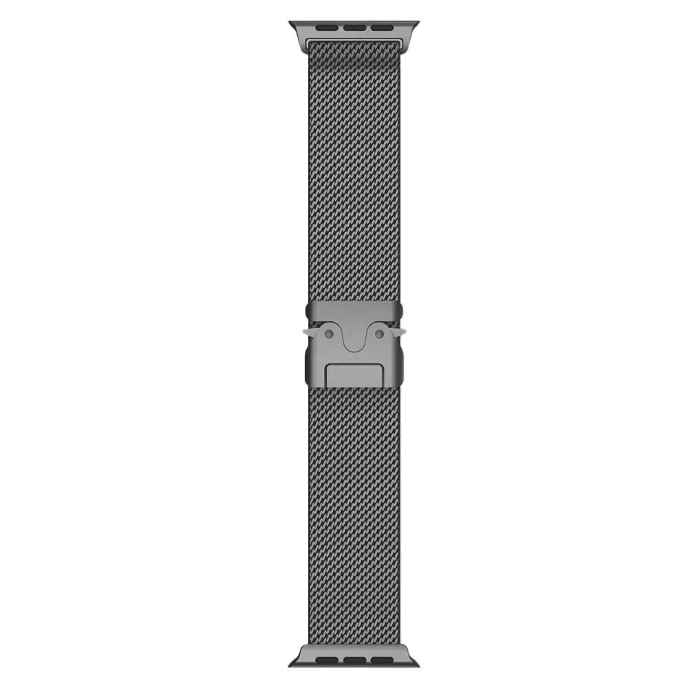 Pulseira de Metal Milanês para Apple Watch Chumbo