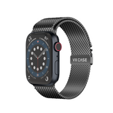 Pulseira de Metal Milanês para Apple Watch Chumbo
