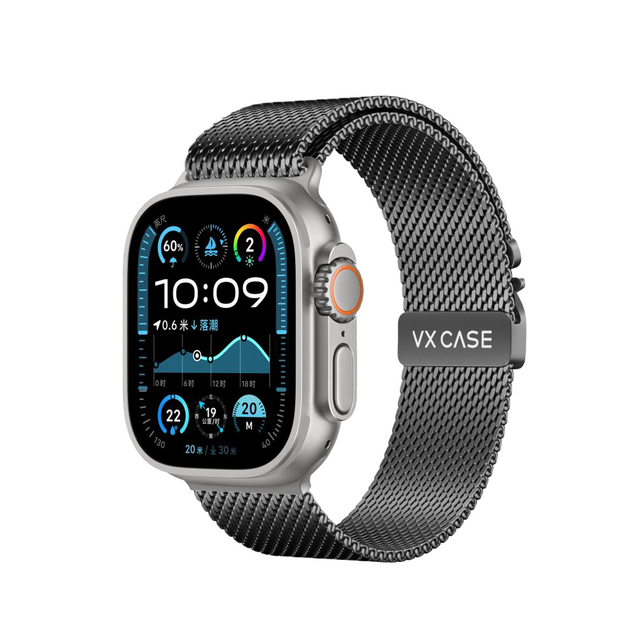 Pulseira de Metal Milanês para Apple Watch Chumbo – VX Case
