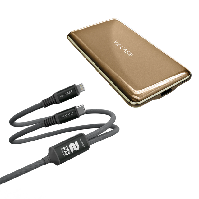 Kit Mais Carga em qualquer lugar - Boost Charger + Cabo 2 em 1