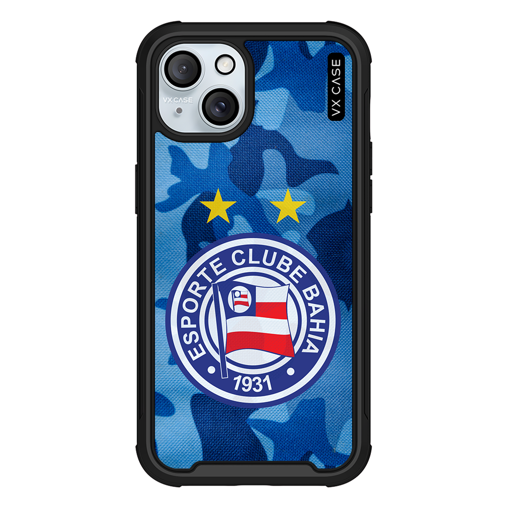 Capa iPhone 15 Plus MagSafe - Tricolor Camuflado - Shield Cover II