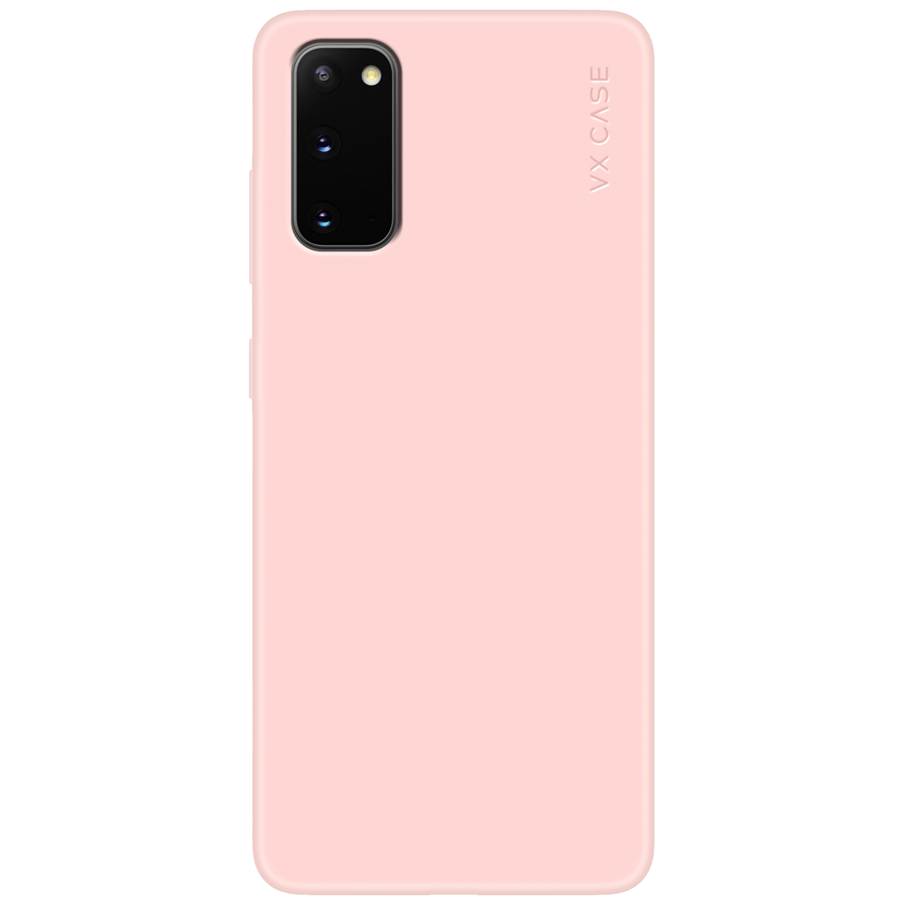 Capinha de Celular Smooth VX Case para Samsung Galaxy S20 na cor iogurte