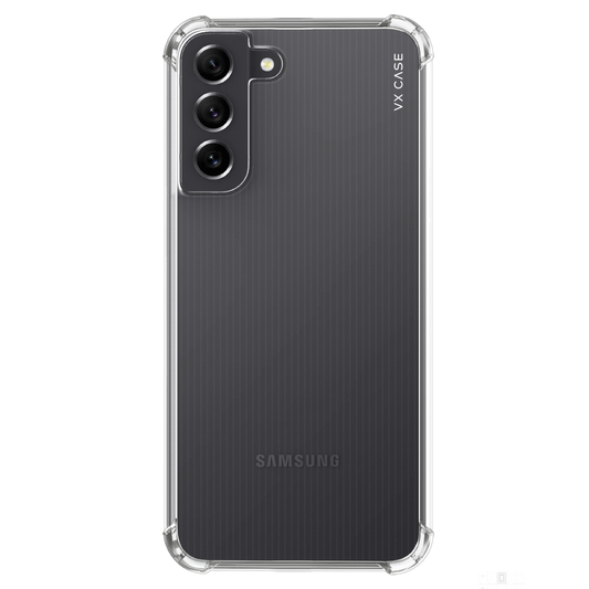 Capinha de Celular de silicone rígido preta VX Case para Samsung Galaxy S21 FE