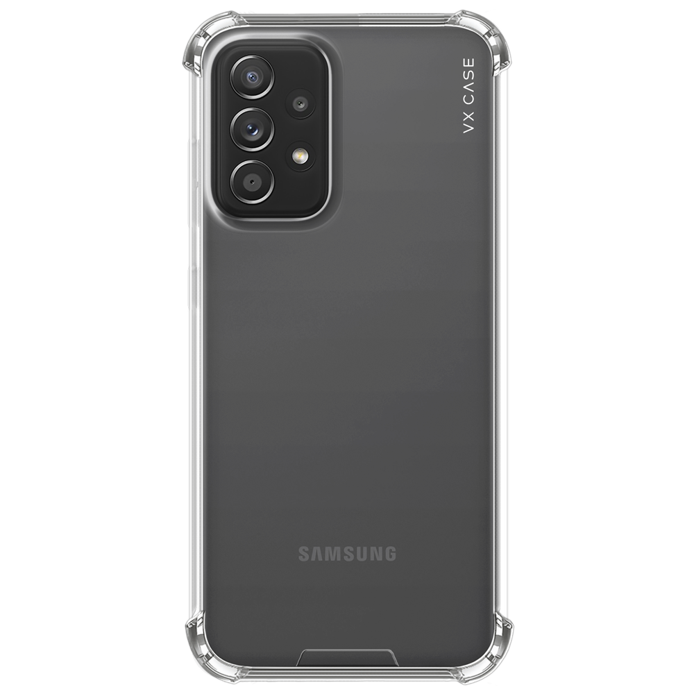 Capinha de Celular de silicone rígido transparente VX Case para Samsung Galaxy A53 5G
