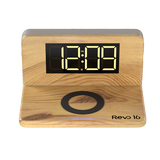 Carregador Clock Wireless Charger em Bamboo Revo 16 - VX Case