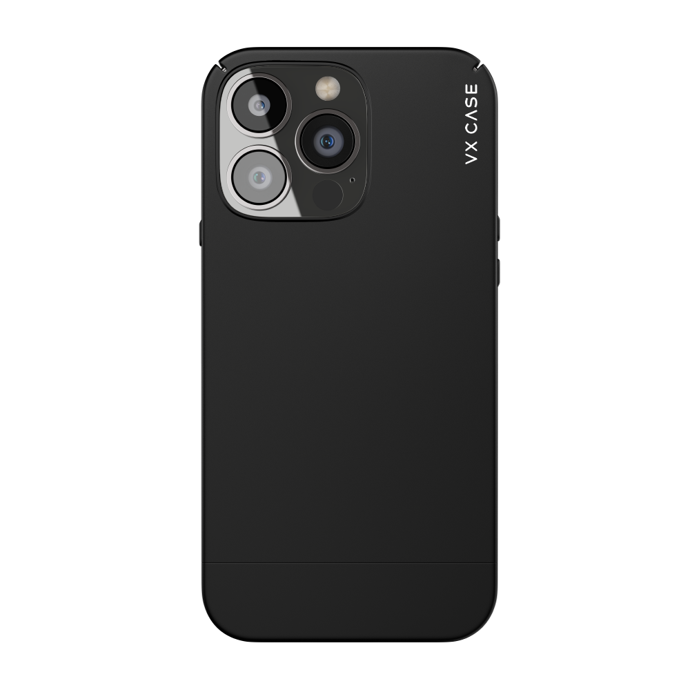 Capinha de Celular emborrachada preta fosca VX Case para iPhone 14 Pro