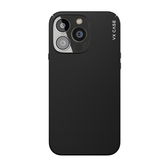 Capinha de Celular emborrachada preta fosca VX Case para iPhone 14 Pro