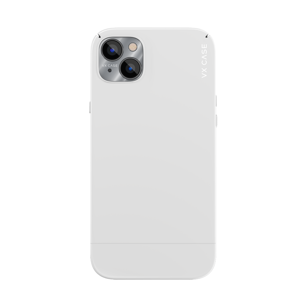 Capinha de Celular envernizada branca VX Case para iPhone 14 Plus