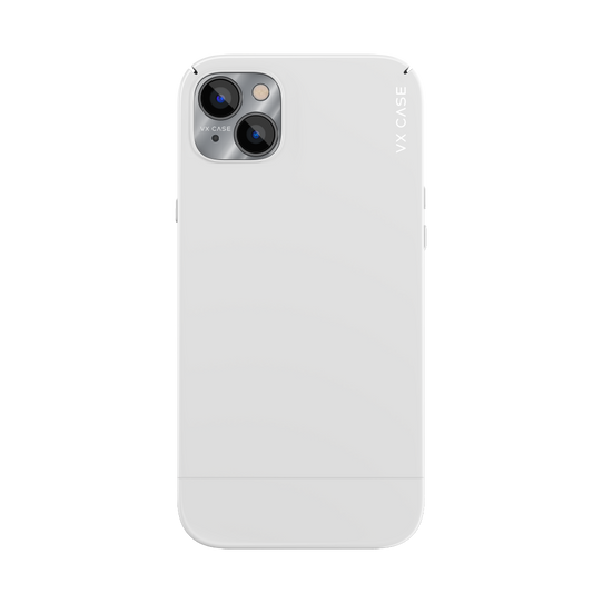 Capinha de Celular envernizada branca VX Case para iPhone 14 Plus