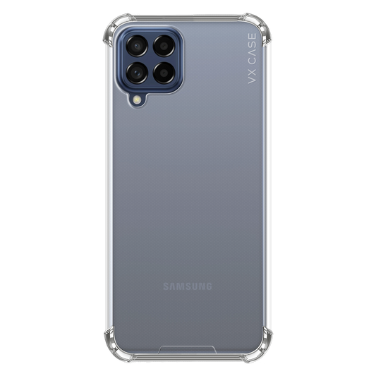 Capinha de Celular de silicone rígido transparente VX Case para Samsung Galaxy M53