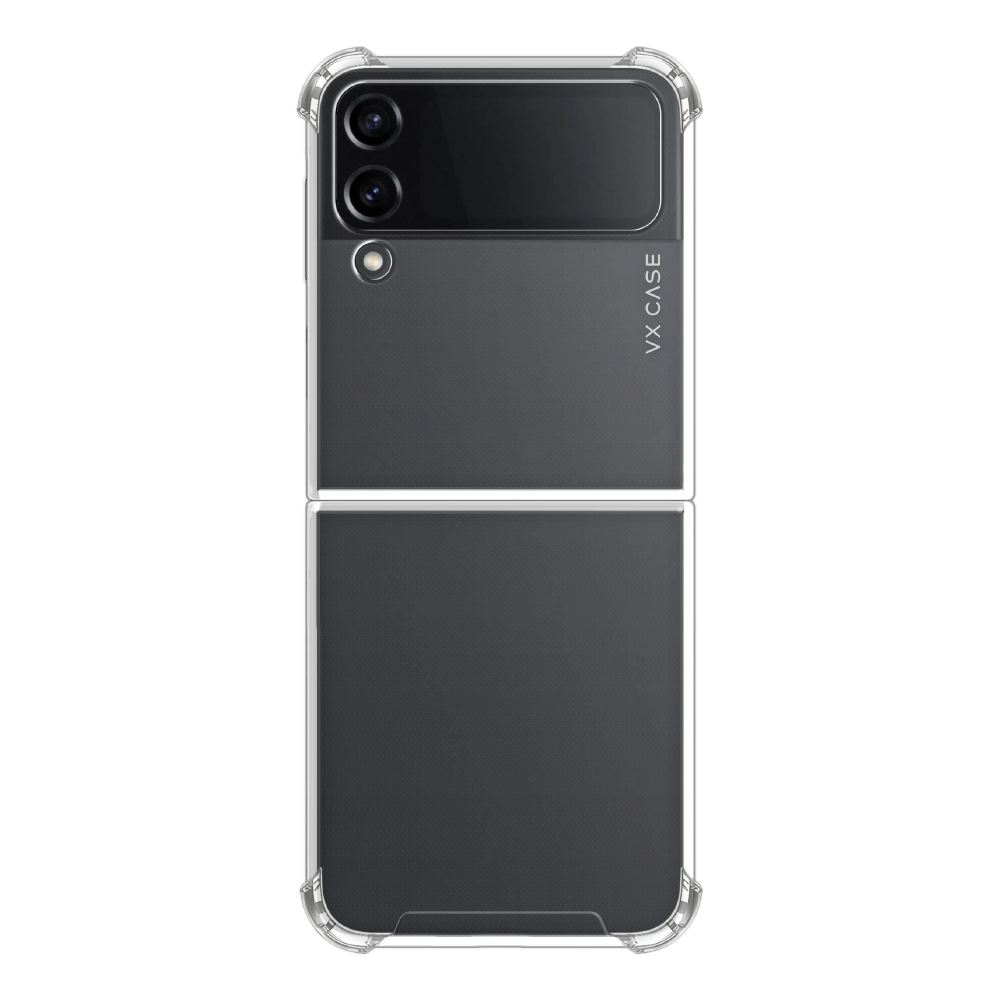 Capa Silicone Rígida VX Case Galaxy Z Flip 4 - Transparente
