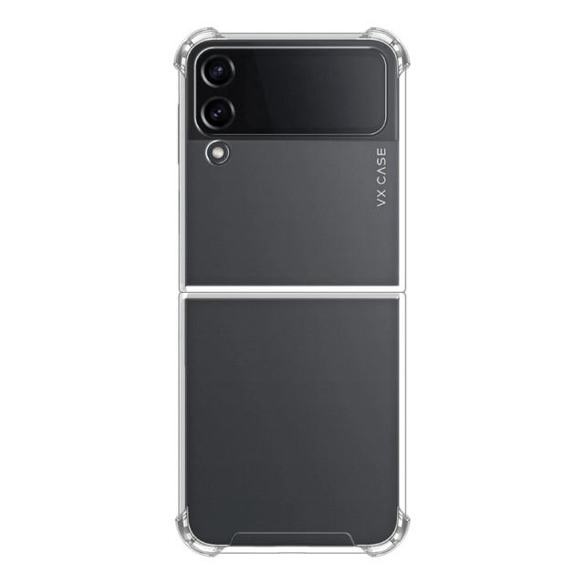 Capa Silicone Rígida VX Case Galaxy Z Flip 4 - Transparente