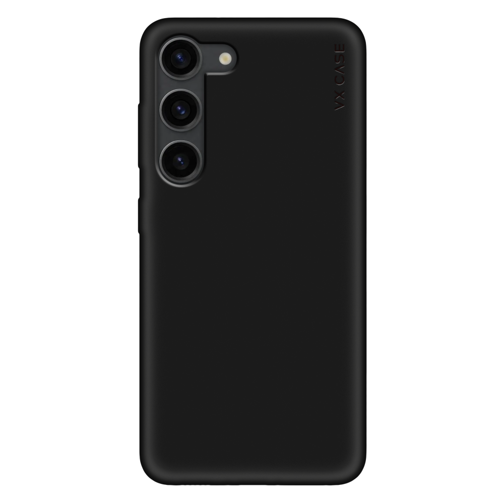 Capinha de Celular Smooth preta VX Case para Samsung Galaxy S23