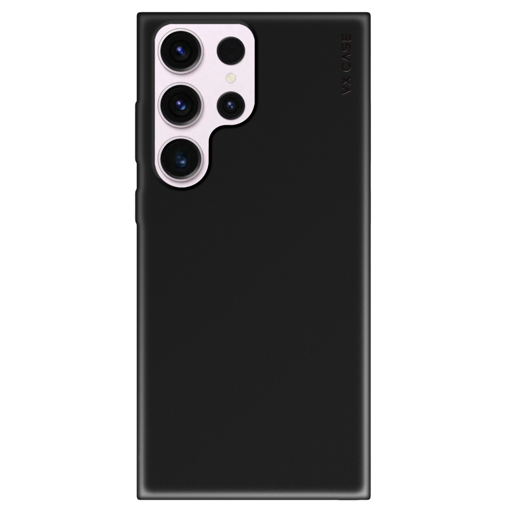 Capinha de Celular Smooth preta VX Case para Samsung Galaxy S23 Ultra
