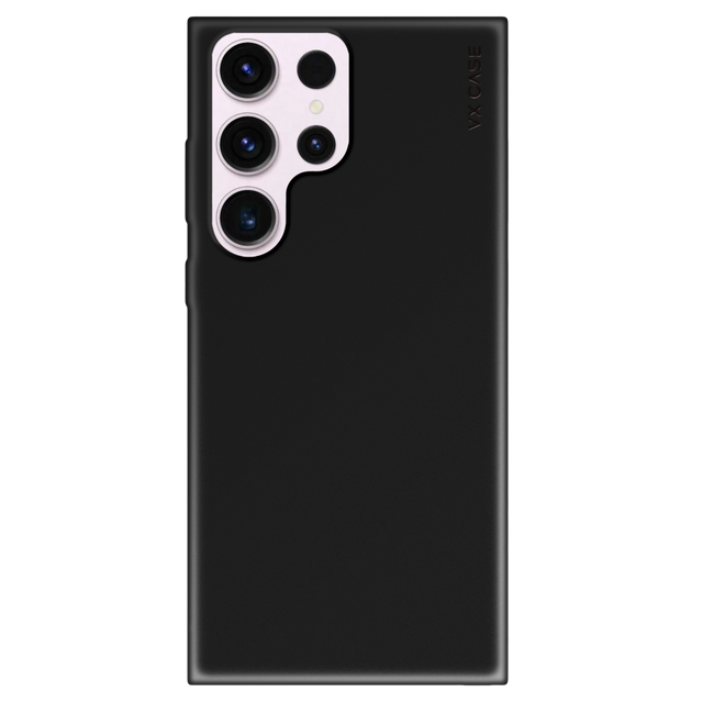 Capinha de Celular Smooth preta VX Case para Samsung Galaxy S23 Ultra