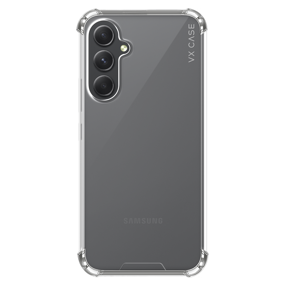 Capinha de Celular de silicone rígido transparente VX Case para Samsung Galaxy A54