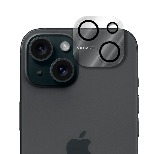 Película de câmera Premium transparente VX Case para iPhone 15 e 15 Plus