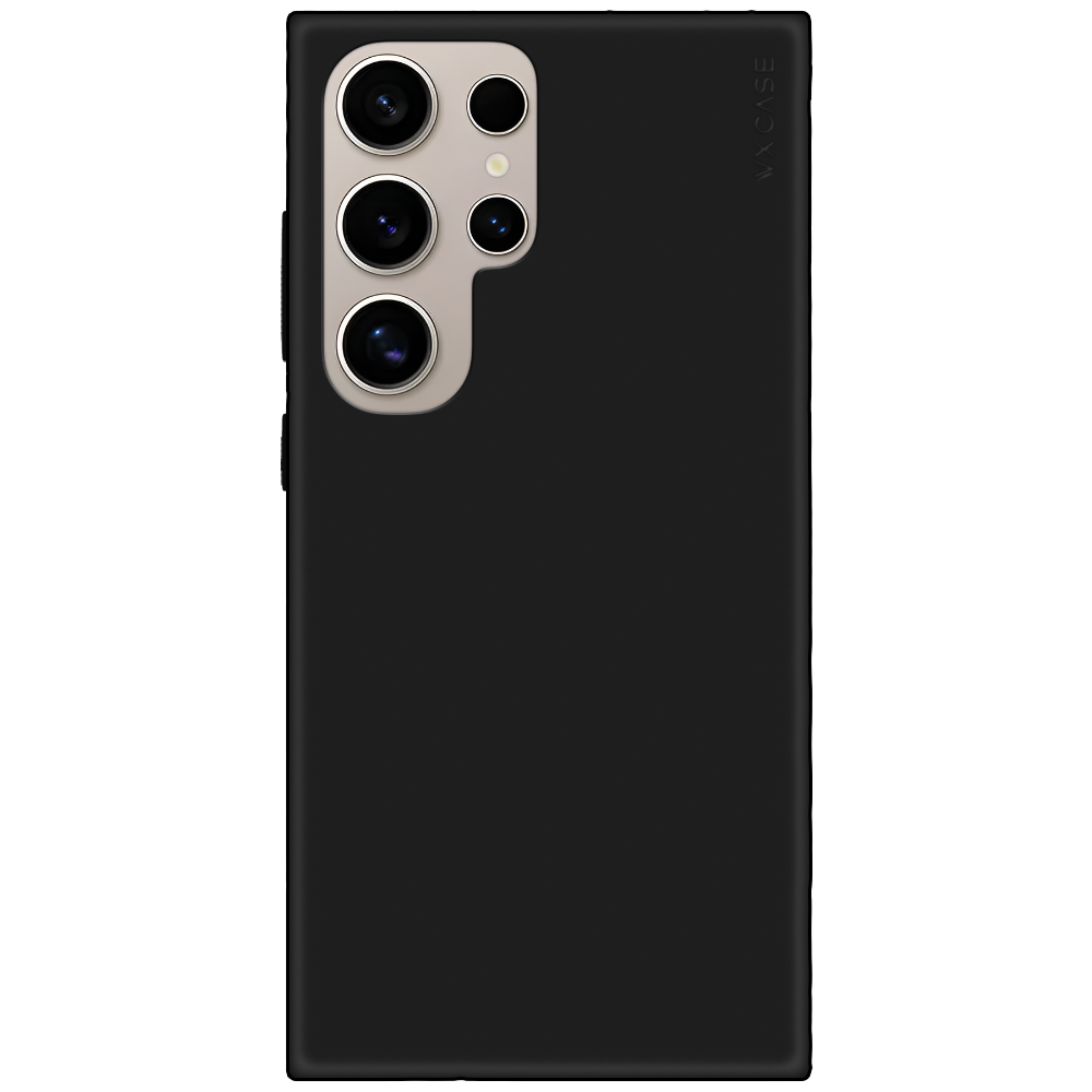 Capinha de Celular Smooth preta VX Case para Samsung Galaxy S24 Ultra