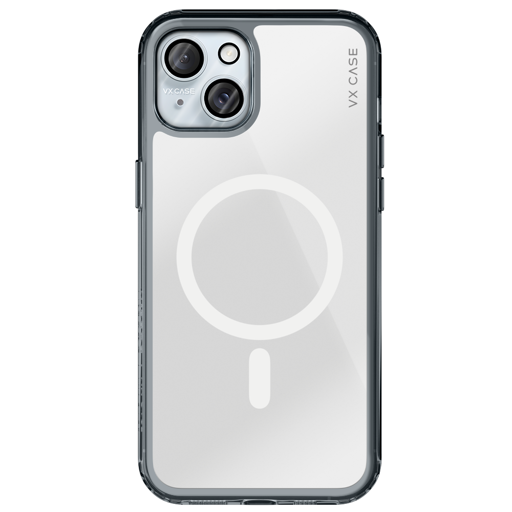Capinha de Celular Mirror transparente com MagSafe VX Case para iPhone 15