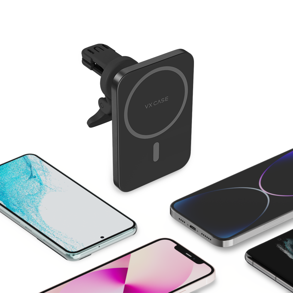 Carregador Veicular MagSafe Preto - Smart Holder Magnetic