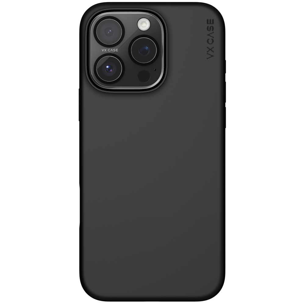 Capinha de Celular Smooth preta VX Case para iPhone 16 Pro