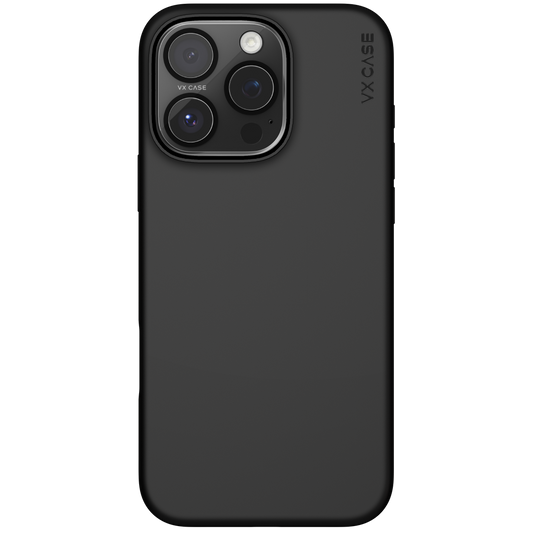 Capinha de Celular Smooth preta VX Case para iPhone 16 Pro