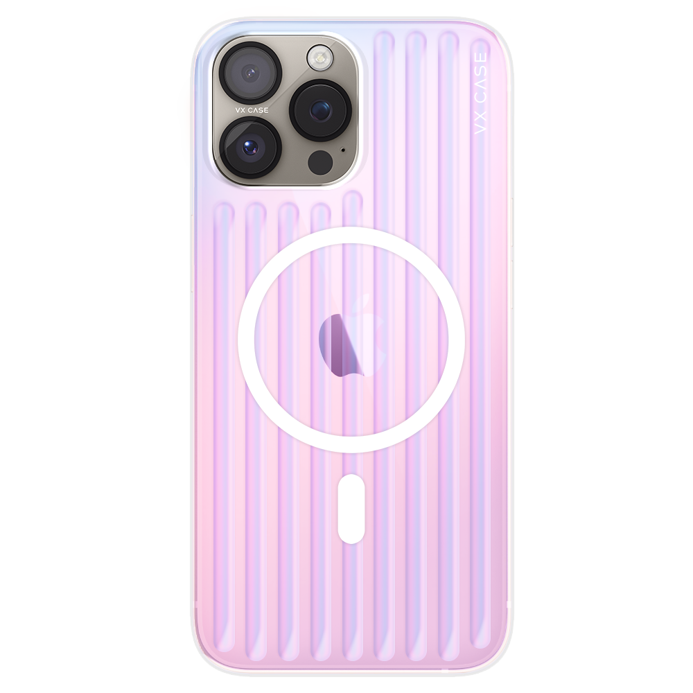 Capinha de Celular Glam rainbow com MagSafe VX Case para iPhone 16 Pro Max